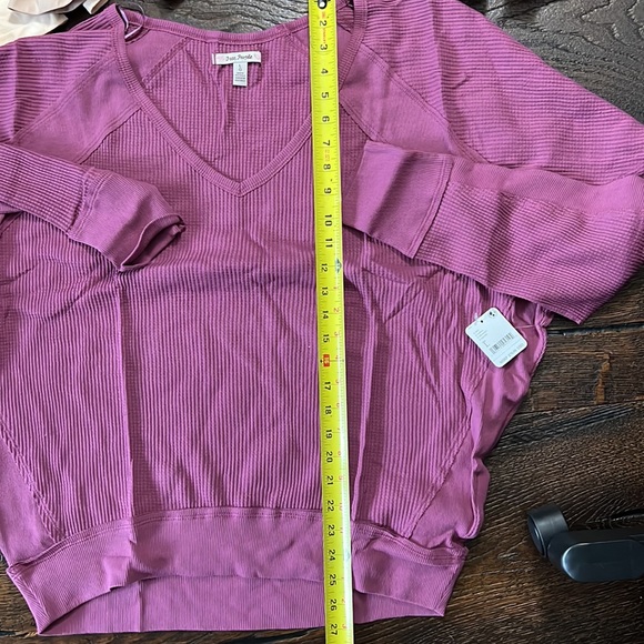 Free People Santa Clara Thermal in Mulberry - Picture 7 of 7